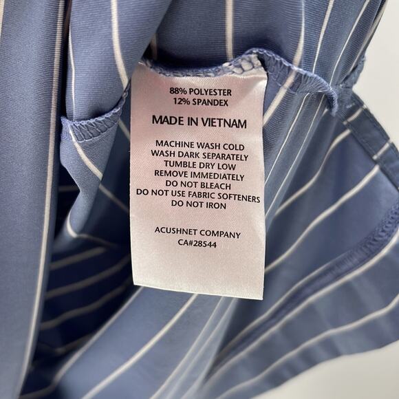 FJ FootJoy Performance Polo - Slate Blue/White - XXL - Picture 4 of 7